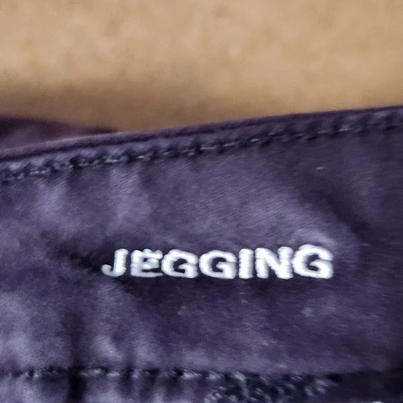 American Eagle Outfitters Jegging Women Plum Purple Super Stretch Size 4 Regular - Picture 12 of 16